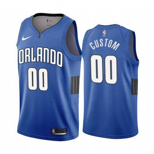 Men & Youth Customized Orlando Magic Blue 2019-20 Statement Edition Nike Jersey